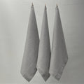 Elevate your kitchen with RANS Cambrai Linen Grey Tea Towels, a set of 3 that offers superior absorbency and timeless style.
