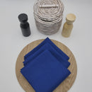 RANS Cambrai Linen Indigo Tea Towels set of 3 offers superior absorbency and style, softening with each wash for kitchen elegance in an elegant set up.