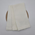 Set of 3 RANS Cambrai Linen White Tea Towels, soft, absorbent, and stylish, perfect for enhancing kitchen functionality and decor.