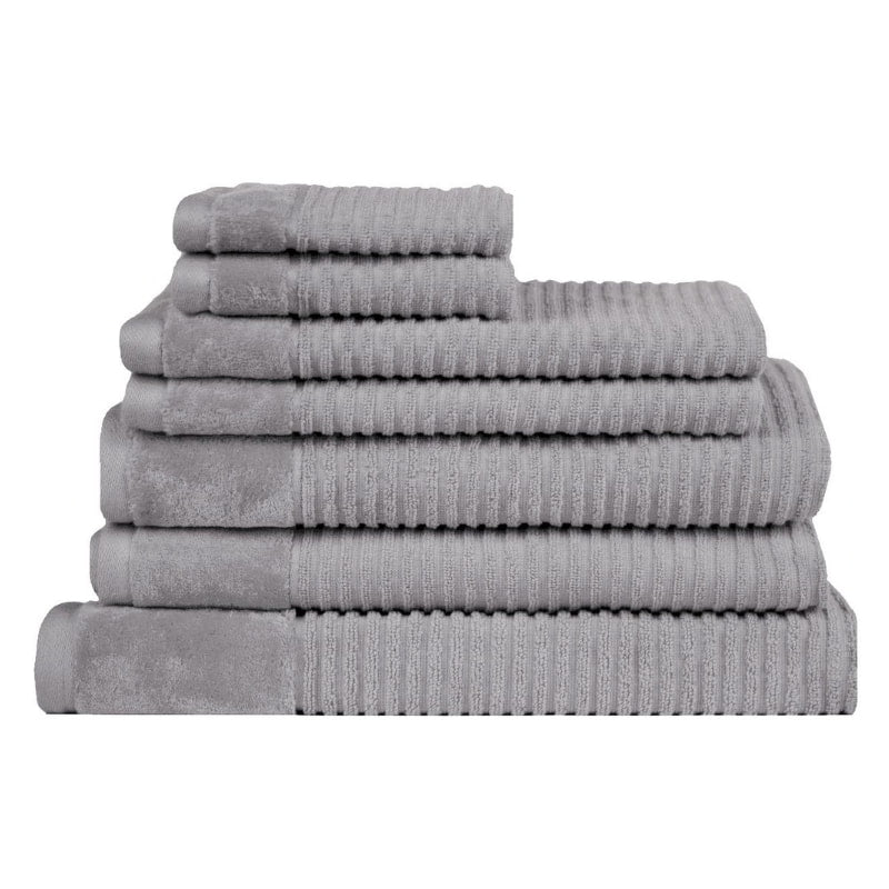 Jenny Mclean Royal Excellency 7 Piece Silver Towel Pack (6627901866028)
