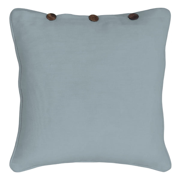 RANS London Grey 43X43cm Cushion Cover with Buttons (6627997483052)