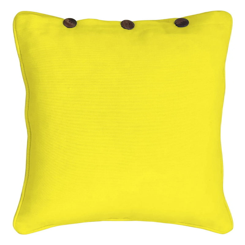 RANS London Yellow 43X43cm Cushion Cover with Buttons (6628010655788)