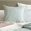 Renee Taylor Alison Yarn Dyed Cotton Reversible Forest Quilted Coverlet Set