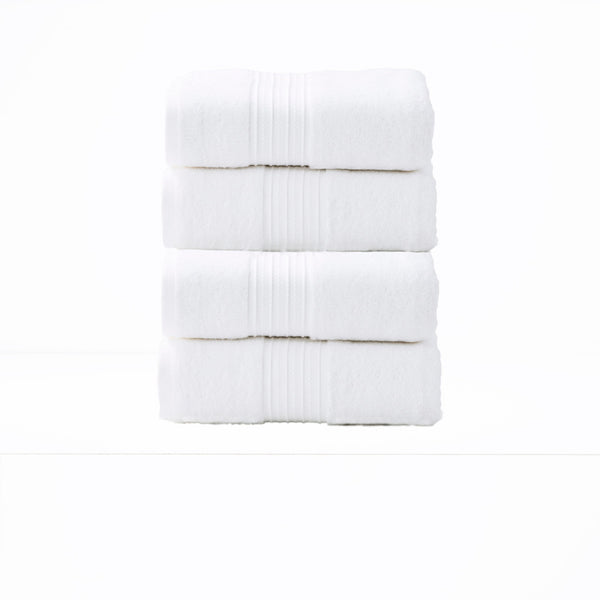 Renee Taylor Brentwood Low Twist 4 Piece Bright Bath Towel Pack (6626585903148)