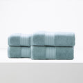 Renee Taylor Brentwood 650 GSM Low Twist Gray Mist 4 Pack Bath Sheet (6626572664876)