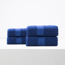 Renee Taylor Brentwood 650 GSM Low Twist Royal 4 Pack Bath Sheet (6626577973292)