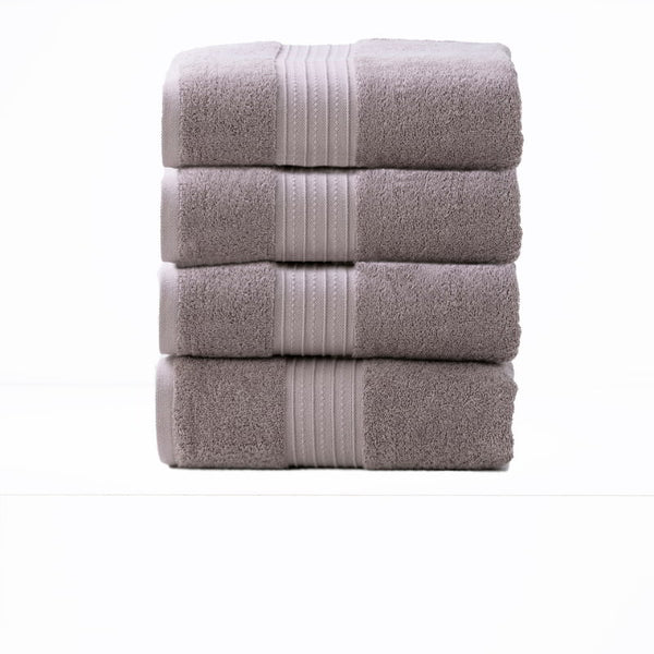 Renee Taylor Brentwood Low Twist 4 Piece Whisper Bath Towel Pack (6626586951724)