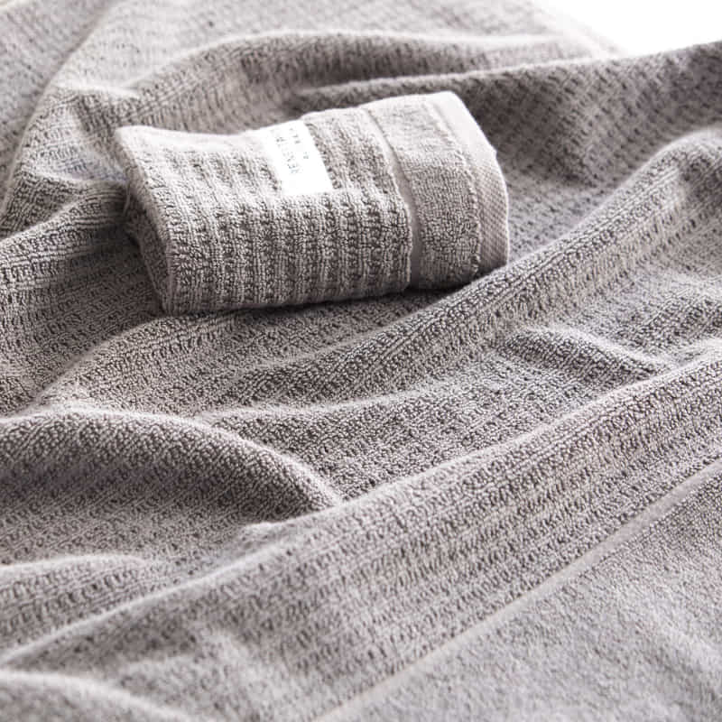 Renee Taylor Cambridge Textured 4 Piece Fossil Bath Sheet Pack