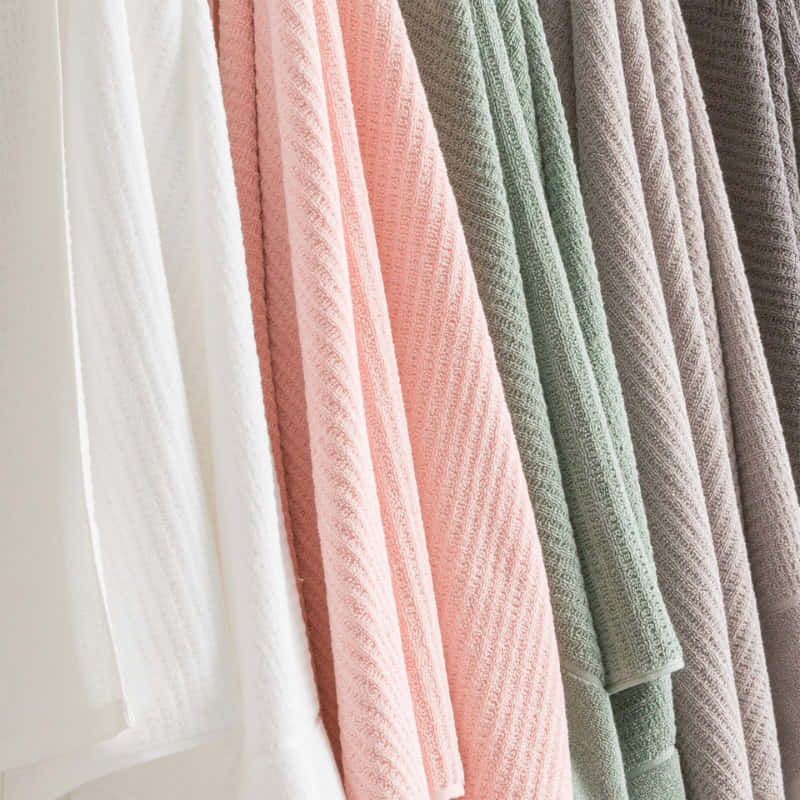 Renee Taylor Cambridge Textured 4 Piece Primrose Bath Sheet Pack