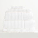 Renee Taylor Cambridge Textured 5 Piece Snow Towel Pack