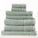 Renee Taylor Cambridge Textured 7 Piece Eucalyptus Towel Pack
