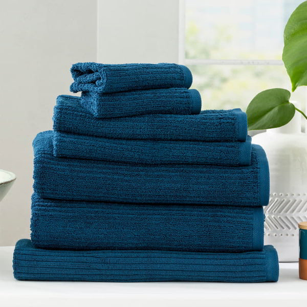 Renee Taylor Cobblestone 7 Piece Ink Towel Pack (6624939638828)