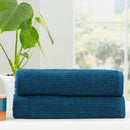 Renee Taylor Cobblestone 2 Pack Ink Bath Sheet (6624941047852)