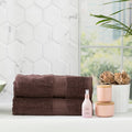 Renee Taylor Stella 2 Pack Cocoa Bath Sheet (6625264533548)