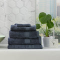 Renee Taylor Stella 5 Piece Indigo Towel Pack (6625262633004)