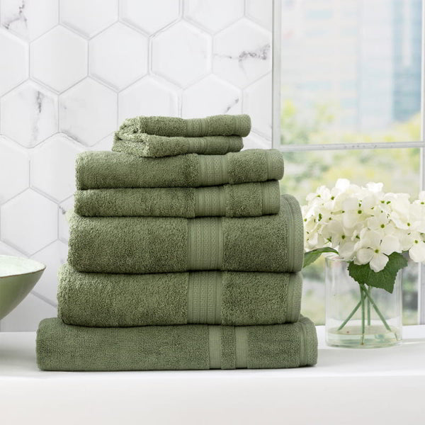 Renee Taylor Stella 7 Piece Jade Towel Pack (6625263517740)