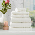 Renee Taylor Stella 7 Piece White Towel Pack (6624957202476)