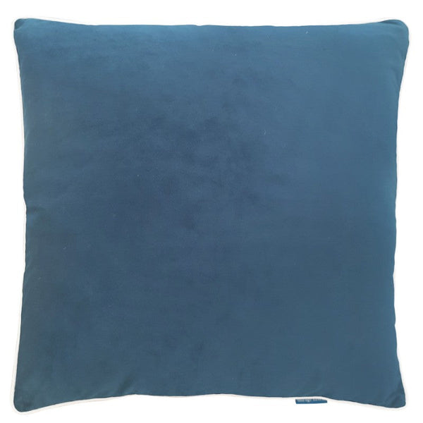 Mirage Haven Rina Premium Velvet Indigo Blue 60x60cm Cushion Cover