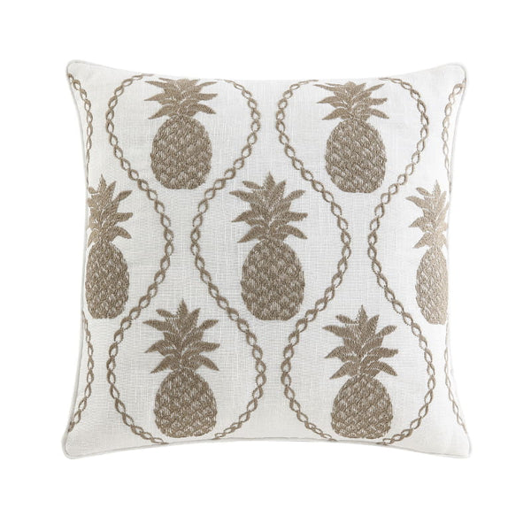 Tommy Bahama Pineapple Resort White Palm Green 50x50cm Cushion (6990696251436)