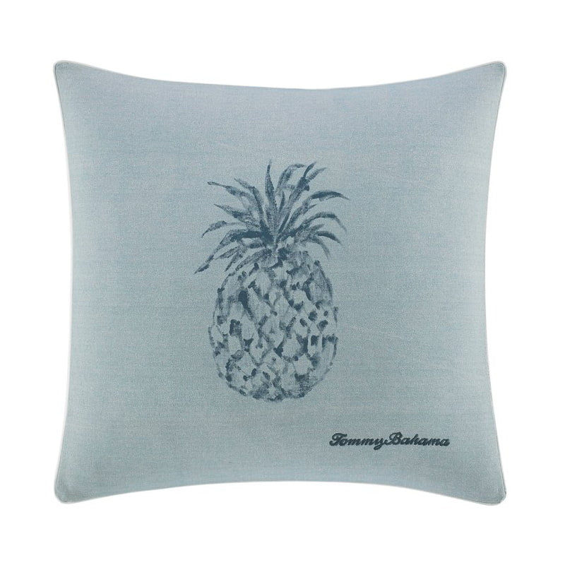 Tommy Bahama Raw Coast Pineapple Blue 55x55cm Cushion (6990704705580)