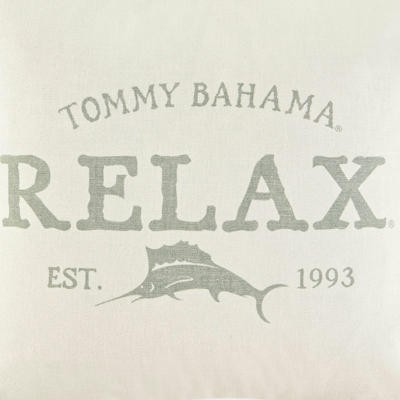Tommy Bahama Relax Grey 45x45cm Cushion (6990699397164)