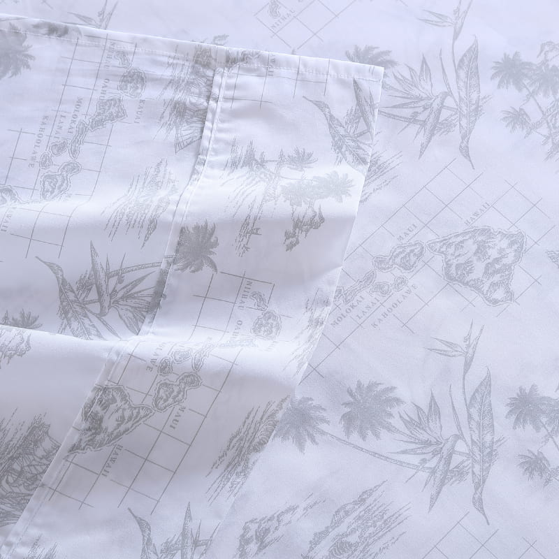 Tommy Bahama Vintage Map 250 Thread Count Sheet Set (6990631174188)