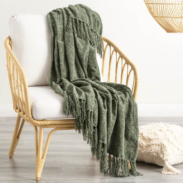 Renee Taylor Newland Chenille Greenlake Throw