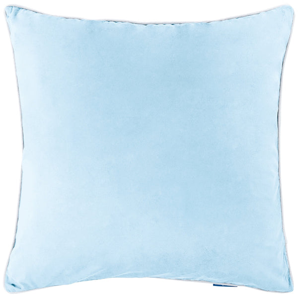 Mirage Haven Rina Premium Velvet Sky Blue 60x60cm Cushion Cover