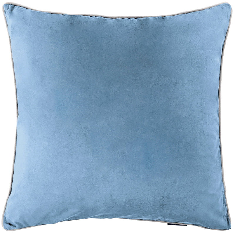 Mirage Haven Rina Premium Velvet Duck Egg Blue 60x60cm Cushion Cover