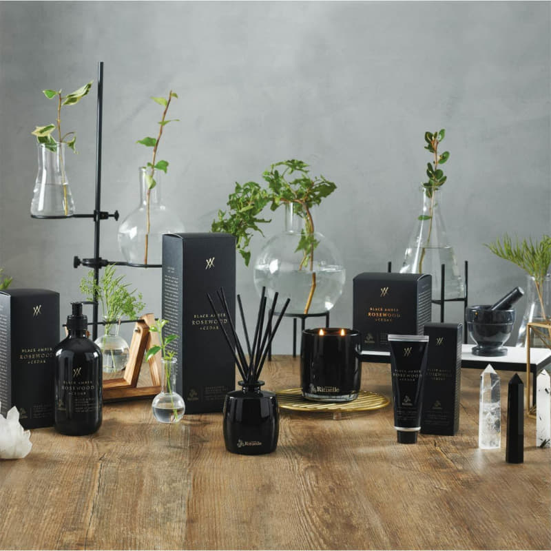 Urban Rituelle Black Amber, Rosewood & Cedar Diffuser Set (6672567435308)