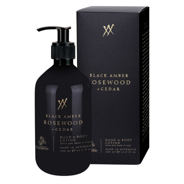 Urban Rituelle Black Amber, Rosewood & Cedar Hand Body Lotion (6672568647724)