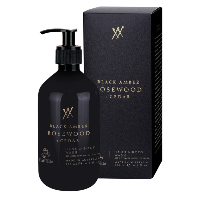 Urban Rituelle Black Amber, Rosewood & Cedar Hand Body Wash (6672573530156)