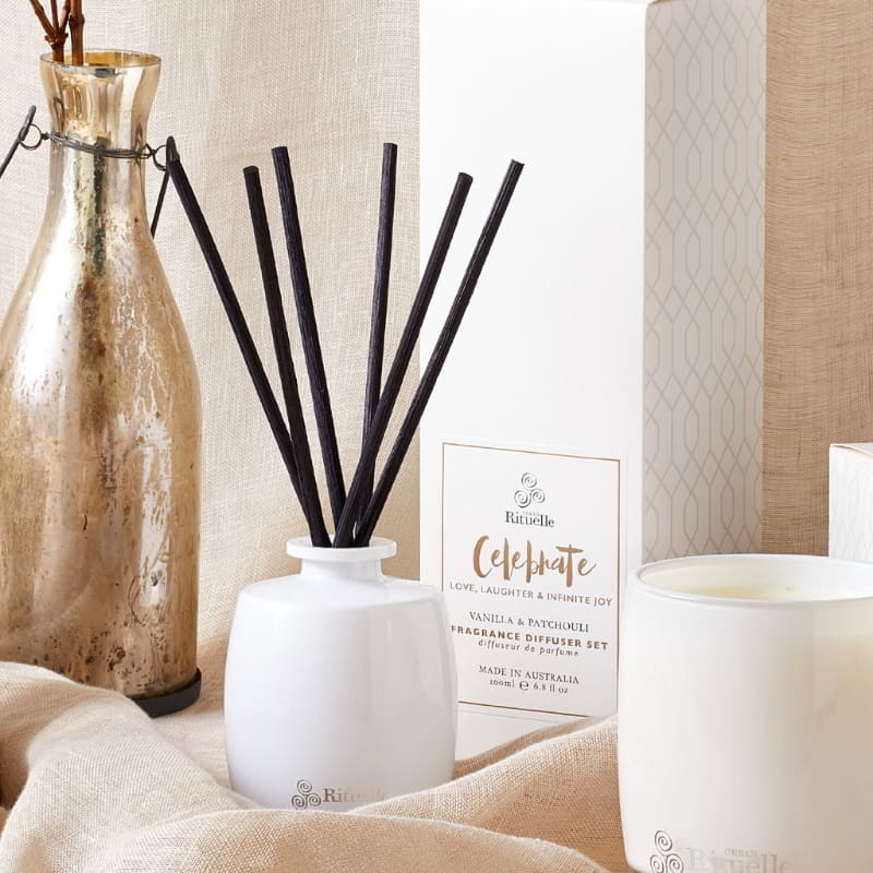 Urban Rituelle Celebrate Vanilla & Patchouli Diffuser Set (6672550953004)