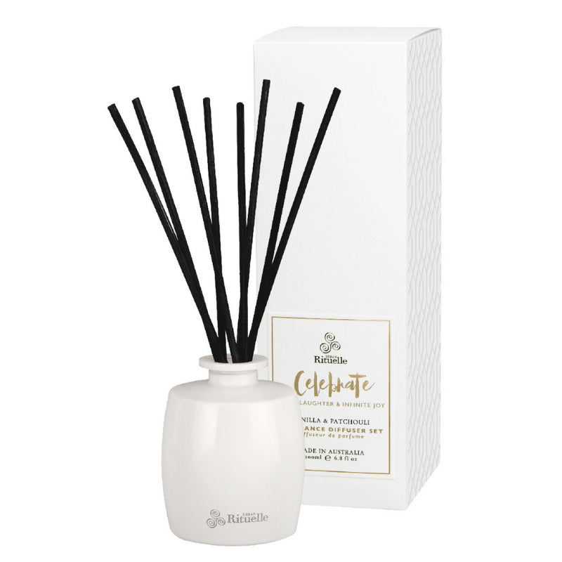 Urban Rituelle Celebrate Vanilla & Patchouli Diffuser Set (6672550953004)