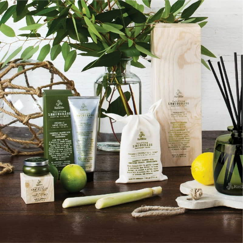 Urban Rituelle Lemongrass, Lemon Myrtle, Grapefruit & Eucalyptus Blend Hand Cream (6672534503468)