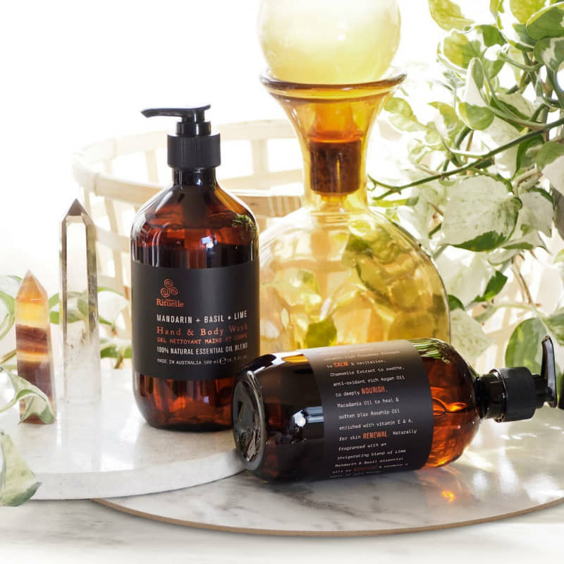 Urban Rituelle Mandarin, Basil & Lime Essential Oils Hand Body Wash (6672514449452)