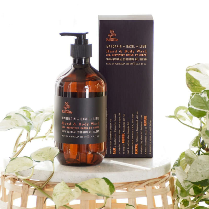 Urban Rituelle Mandarin, Basil & Lime Essential Oils Hand Body Wash (6672514449452)