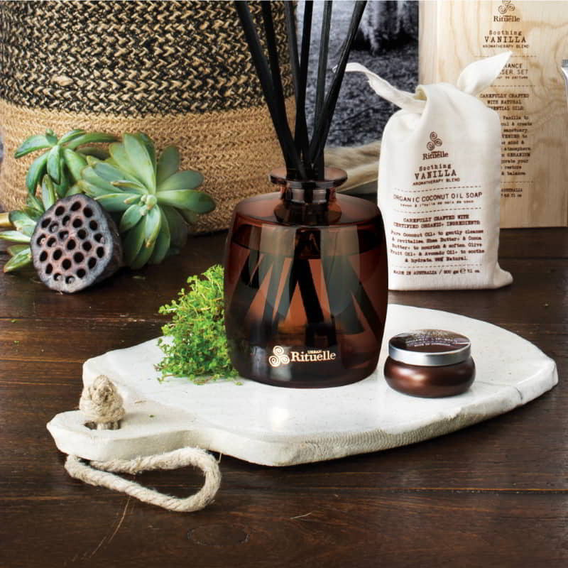Urban Rituelle Vanilla, Lavender & Geranium Blend Diffuser Set (6672542203948)