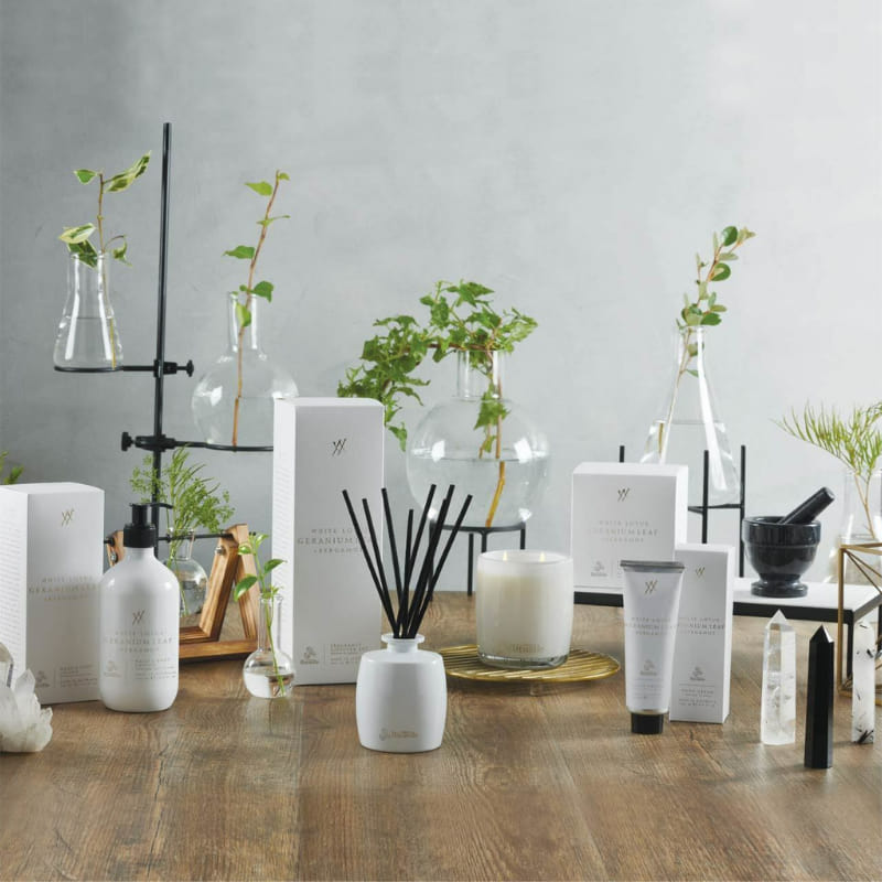 Urban Rituelle White Lotus, Geranium Leaf & Bergamot Diffuser Set (6672567762988)