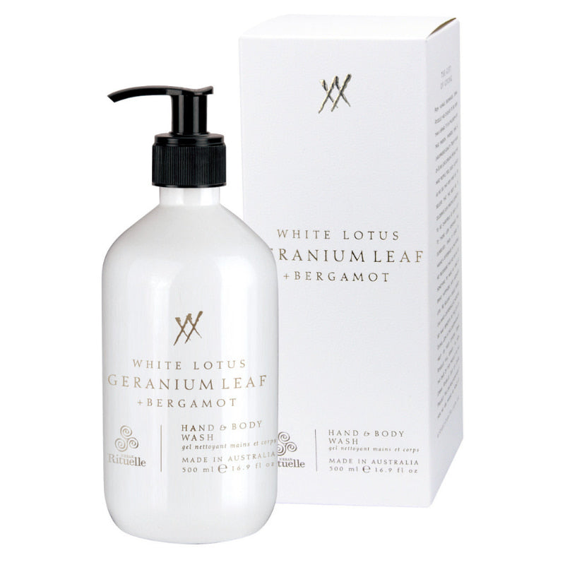 Urban Rituelle White Lotus, Geranium Leaf & Bergamot Hand Body Wash (6672578248748)