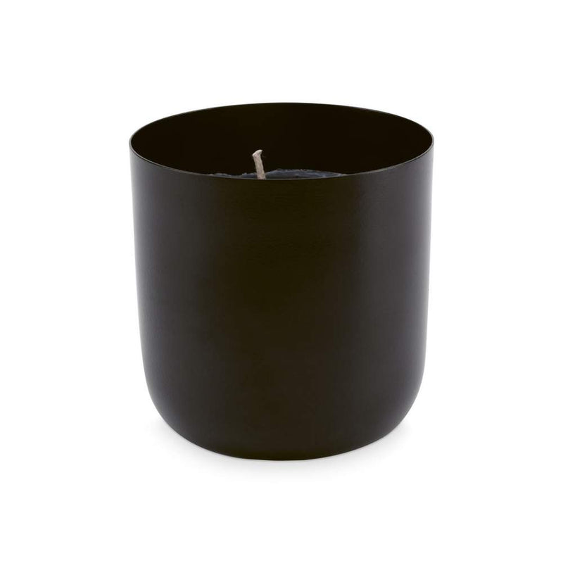 VTWonen Black Metal Cup with Candle 9x9cm (6841675022380)