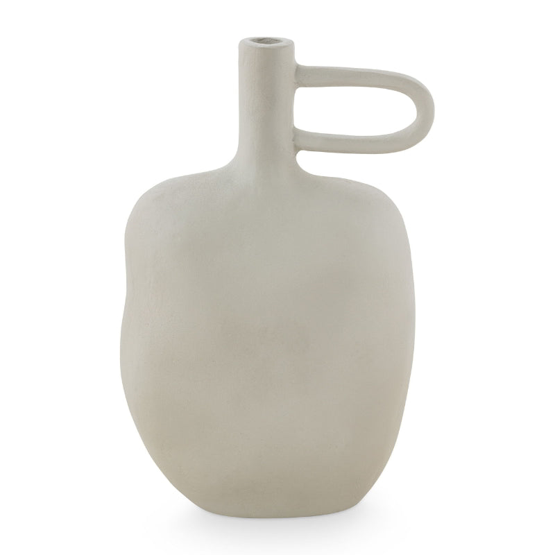 VTWonen Ecomix Decorative Sand 30cm Sculpture Vase with Handle (6985296281644)