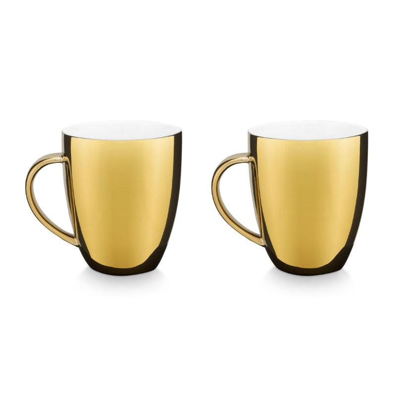 VTWonen Gold 250ml Mugs with Ear Set of 2 (6855085555756)