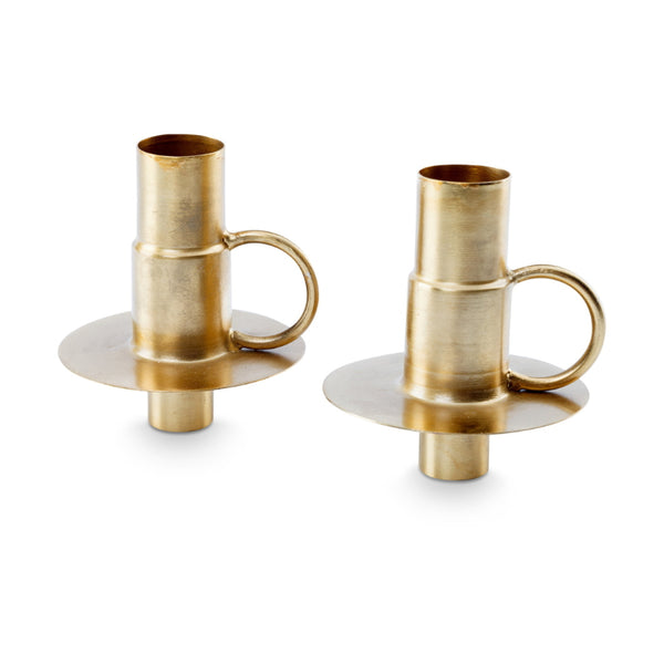 VTWonen Gold Candle Holder Set of 2 (6989061292076)