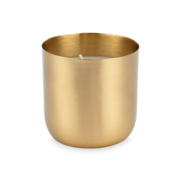 VTWonen Gold Metal Cup with Candle 9x9cm (6836439646252)