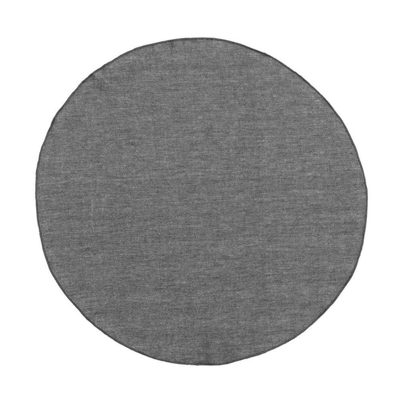 VTWonen Round Herringbone Black 50cm Placemat (6855179141164)