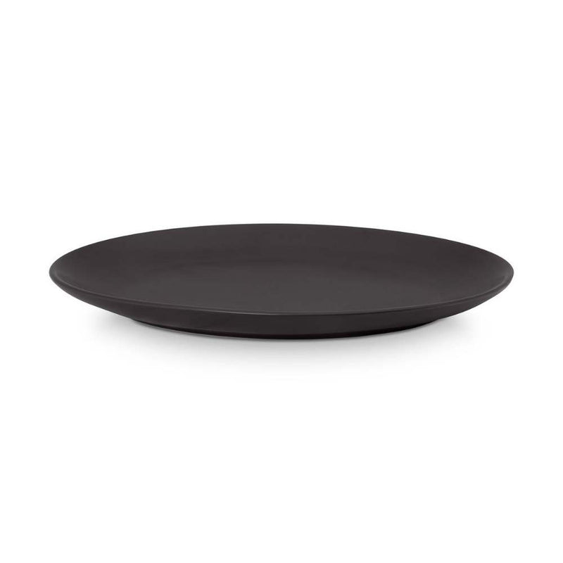 VTWonen Matte Black Oval 25.5cm Serving Plate (6836409040940)