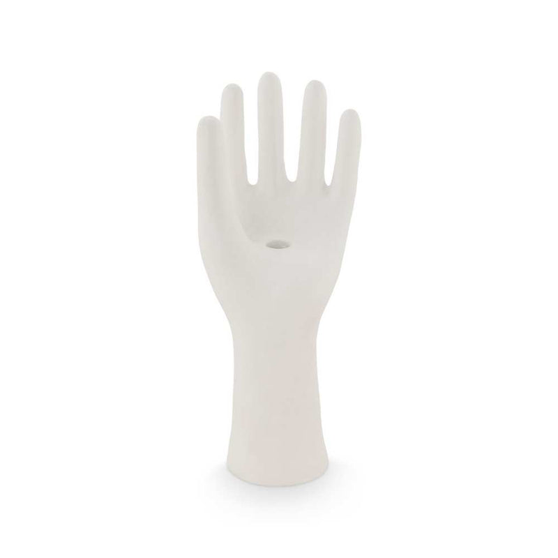 VTWonen Matte White Ecomix Hand Candle Holder (6854507495468)