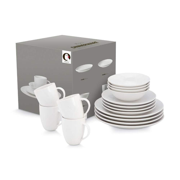 VTWonen Raw White Dinnerware Set of 16 (6831770927148)