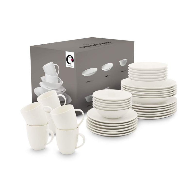 VTWonen Raw White Dinnerware Set of 36 (6836415365164)